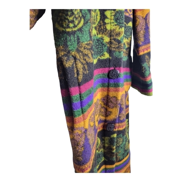 Funky Wool/Cotton Colorful Coat. Size Small. ***See description*** - Picture 3 of 15
